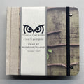 Handmade creative journal - Visual Art Notebook - Journal With A Nature Design Cover- 135mm X 130mm