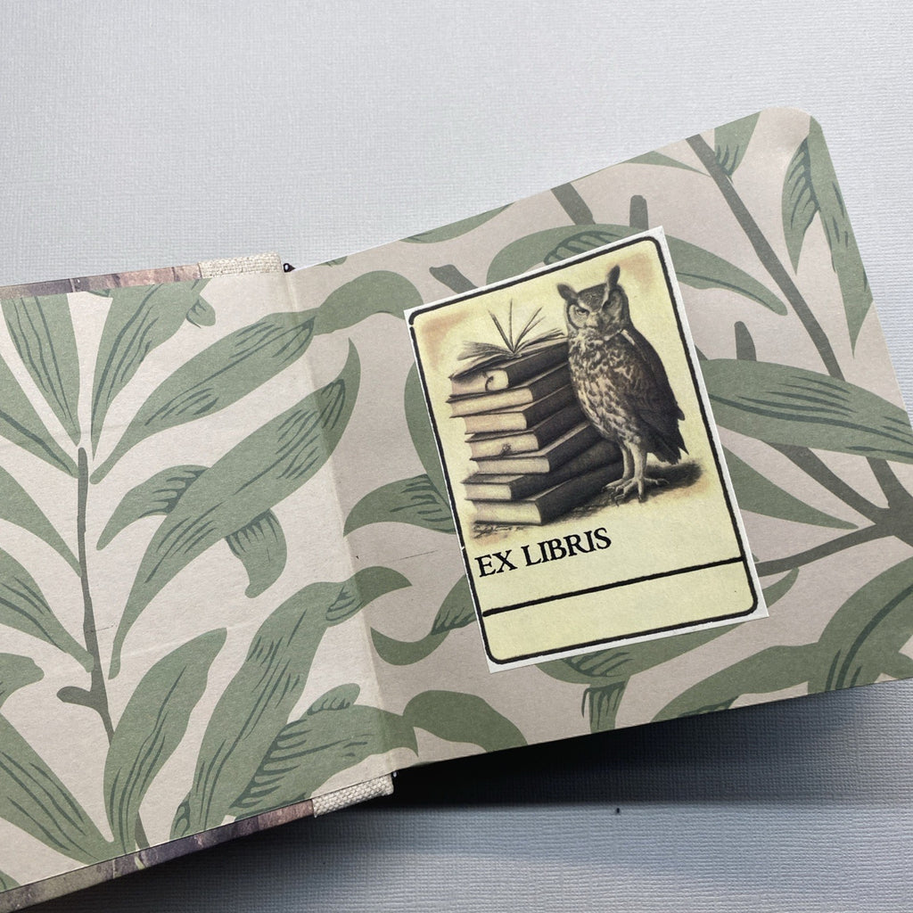 Handmade Visual Art Notebook Journal With A Nature Design Cover- 135mm X 130mm