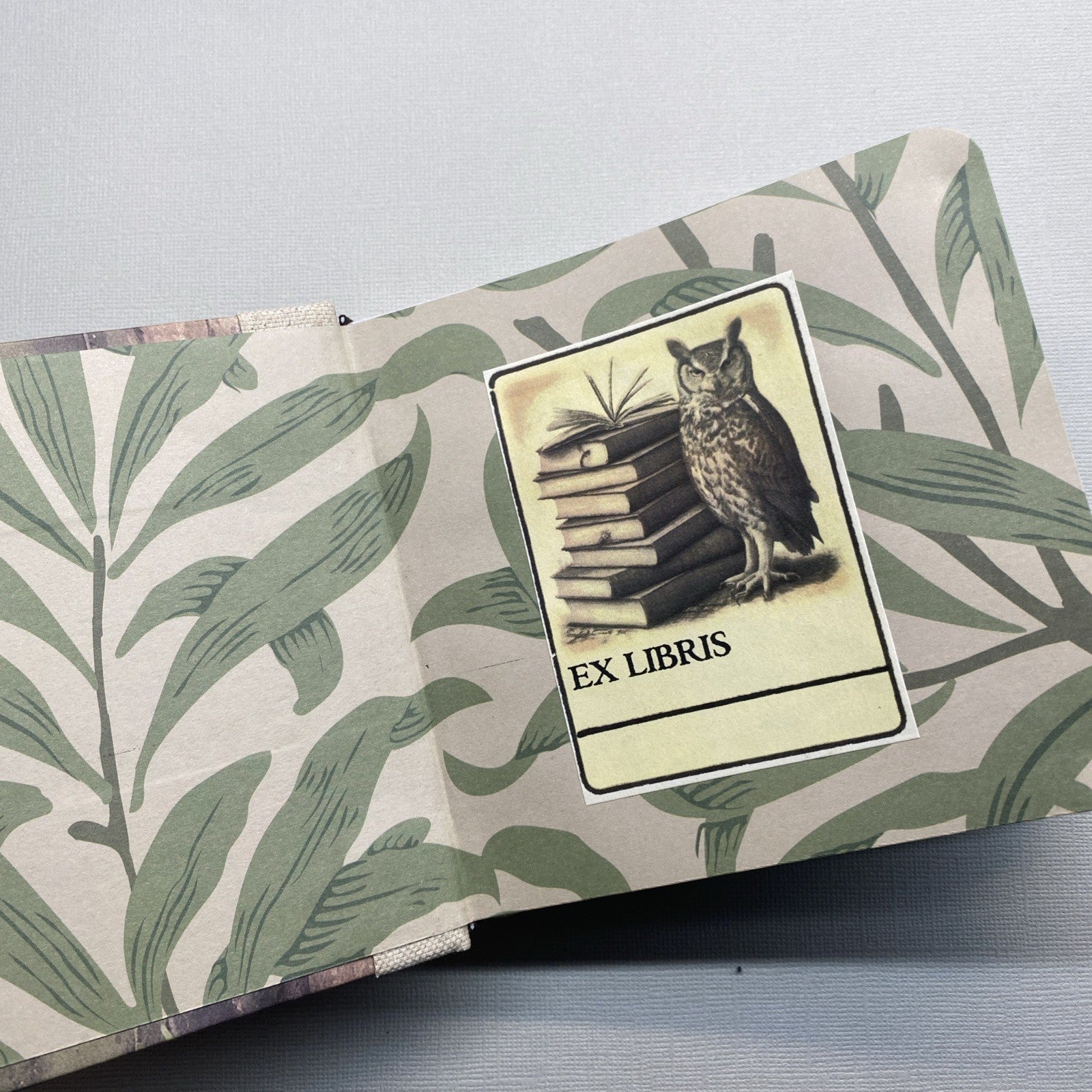 Handmade Visual Art Notebook Journal With A Nature Design Cover- 135mm X 130mm