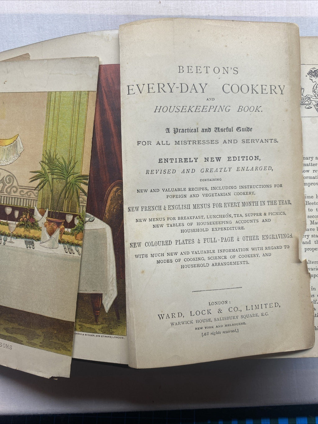 Mrs Beetons Everyday Cookery And Housekeeping Book