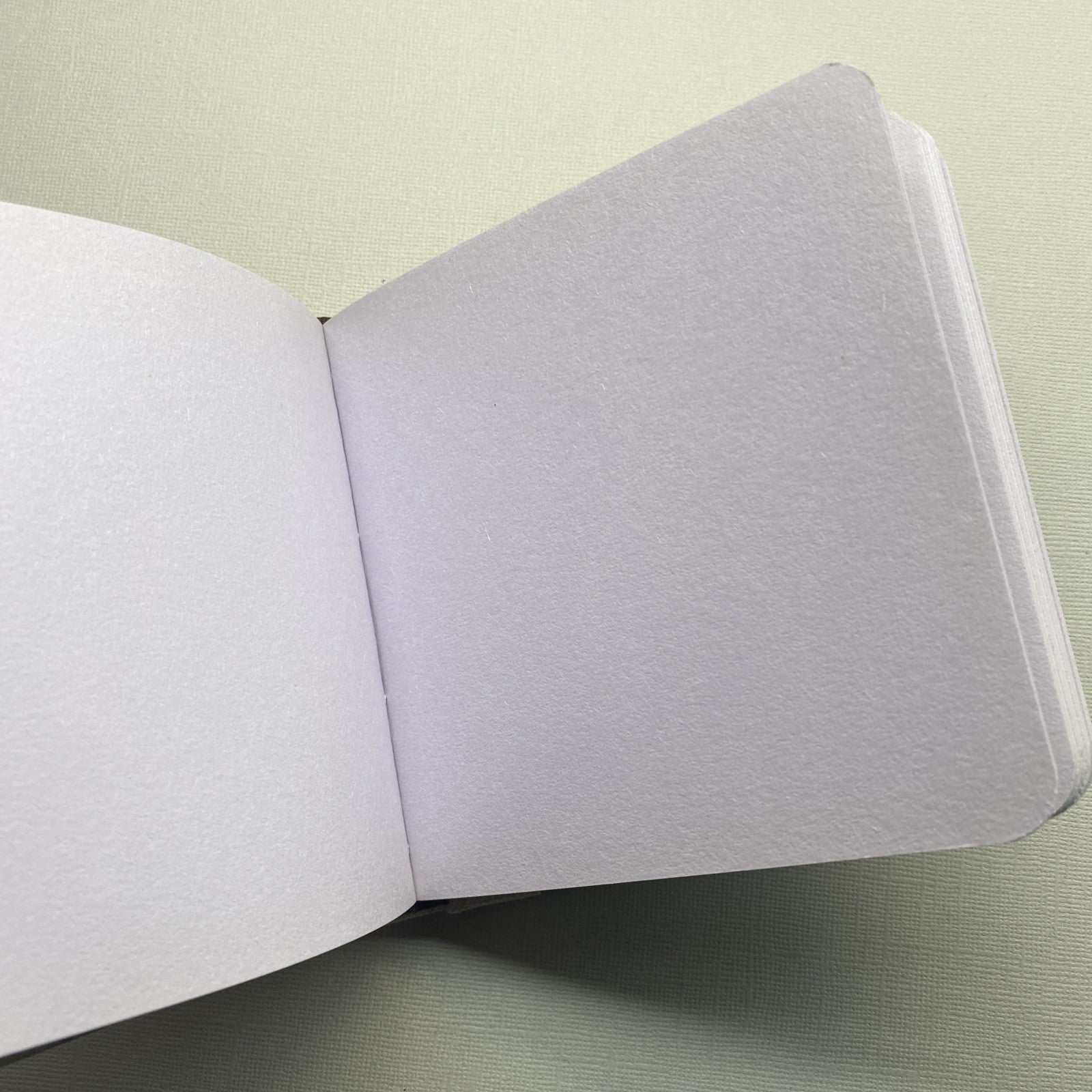 Handmade Visual Art Notebook Journal With A Nature Design Cover- 135mm X 130mm
