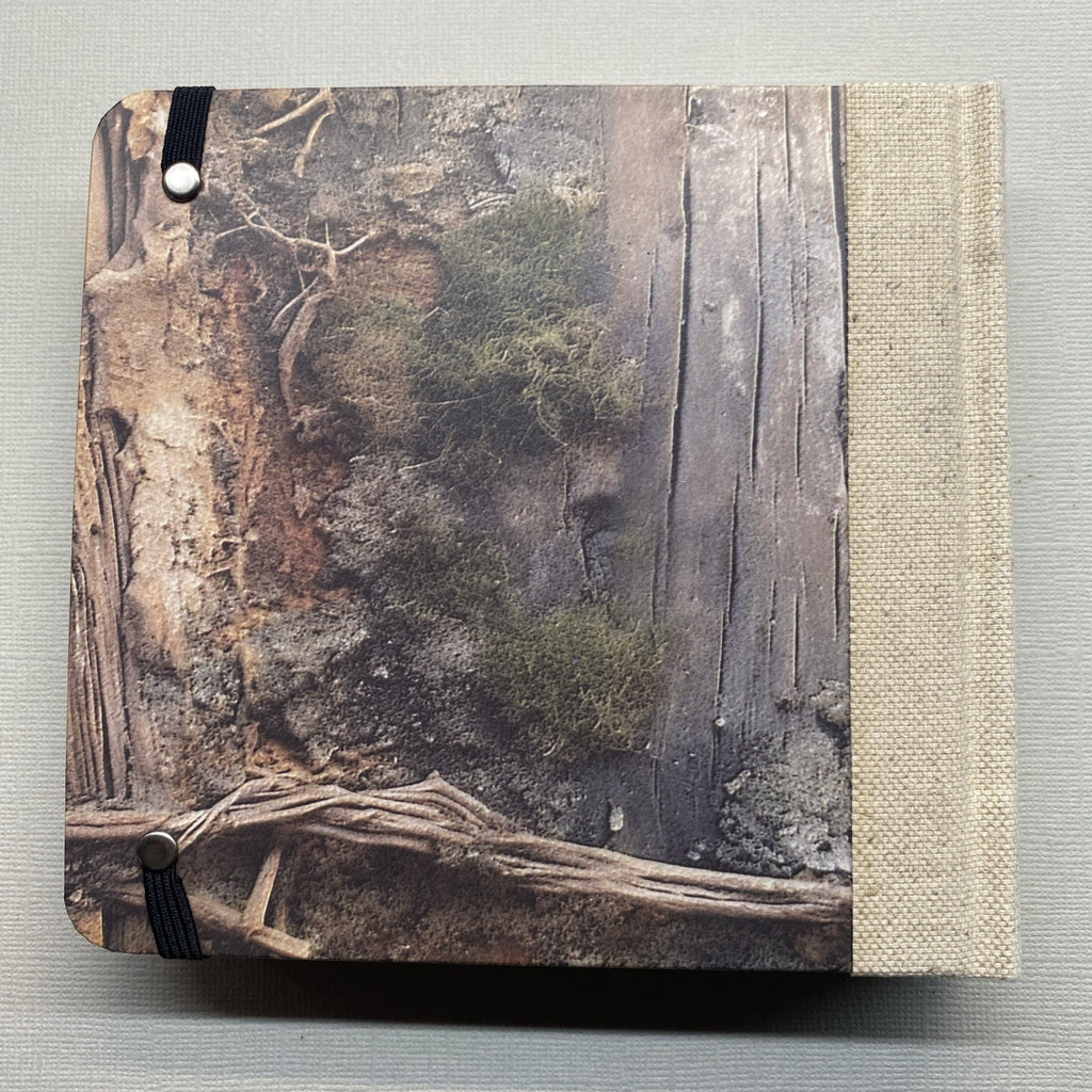Handmade Visual Art Notebook Journal With A Nature Design Cover- 135mm X 130mm